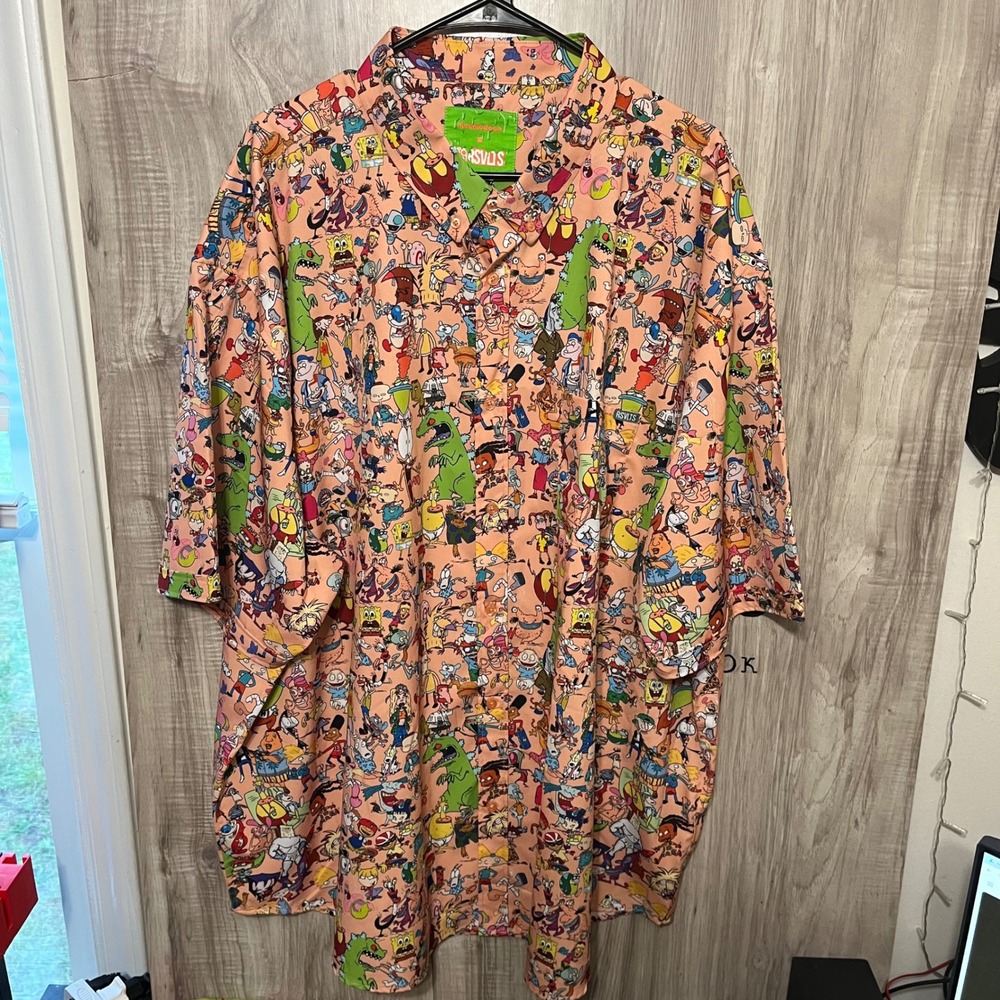 RSVLTS x Nickelodeon 90s MashUp KunuFlex Hawaiian Shirt Short Sleeve 4XL